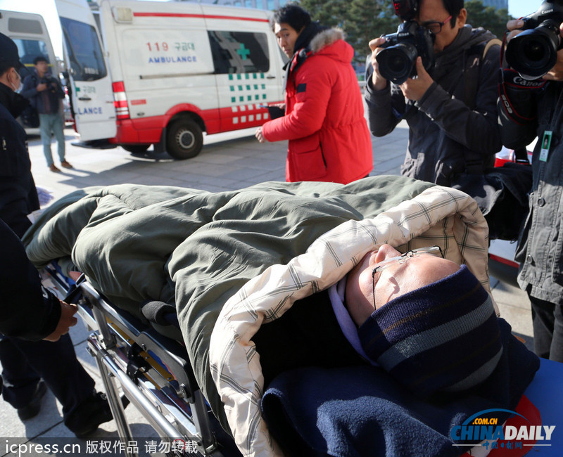 韓國(guó)統(tǒng)合進(jìn)步黨靜坐抗議解散政黨 女議員絕食昏倒