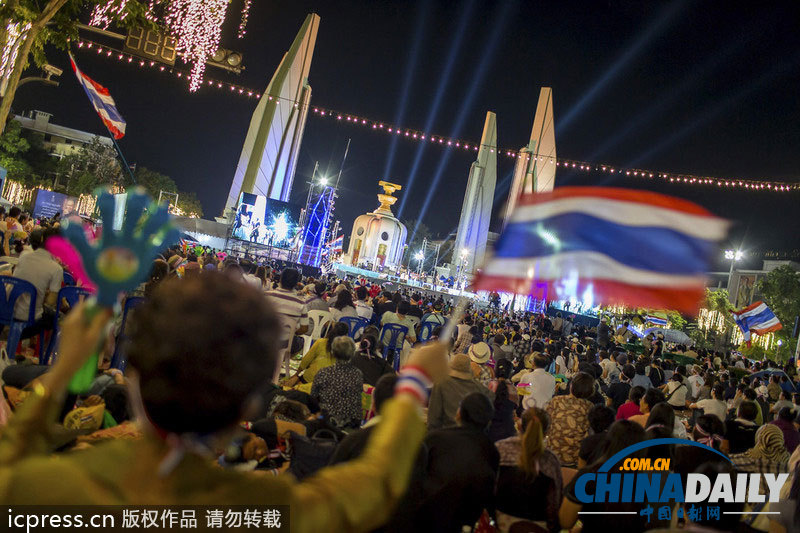 泰國反政府示威持續 抗議現場面面觀（組圖）