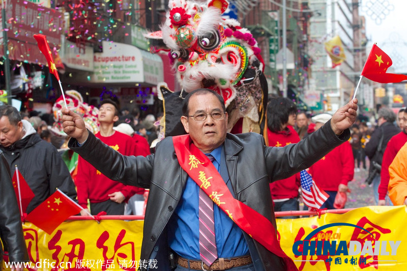 從倫敦到華盛頓 老外與僑胞唐人街共慶中國春節(jié)