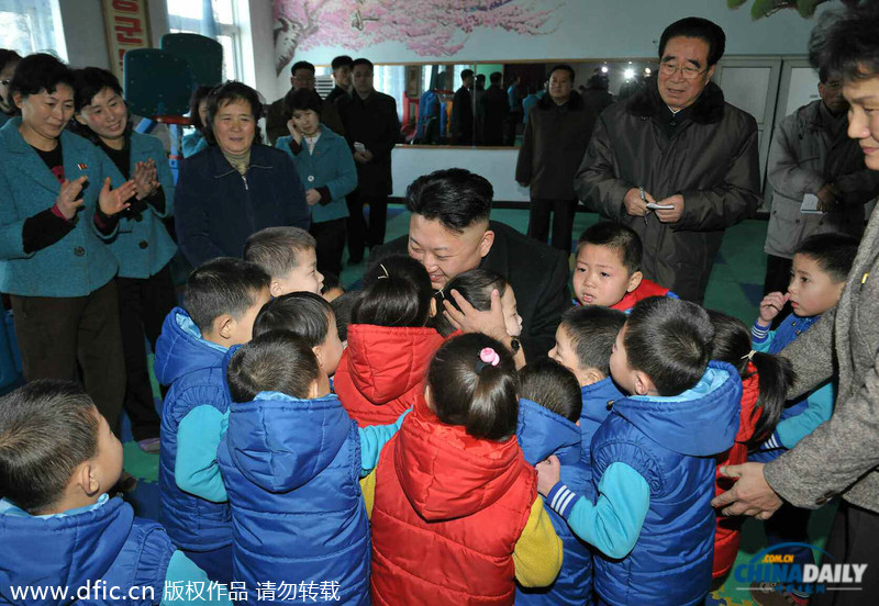 金正恩視察育兒院和愛育院 稱孩子是“國家的王”