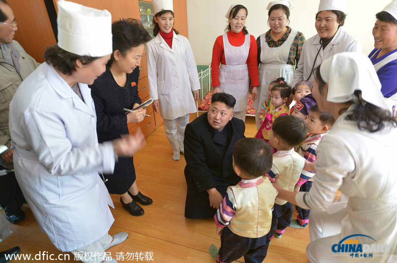 金正恩視察育兒院和愛育院 稱孩子是“國家的王”