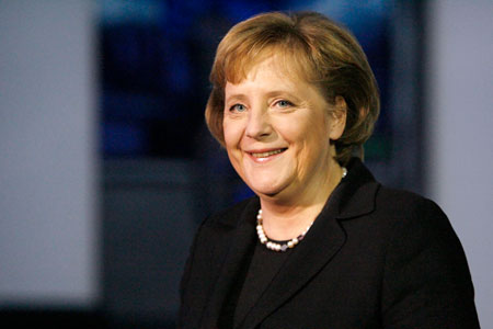 German Chancellor Angela Merkel arrives to make a statement about the execution of former Iraqi leader Saddam Hussein at the Chancellery in Berlin, December 30, 2006. Merkel said:
