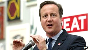 首相卡梅倫呼吁海外投資者看好英國藝術