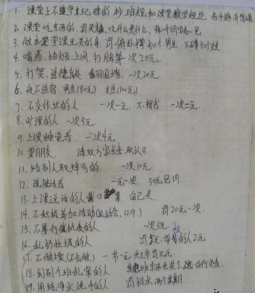 最牛班規