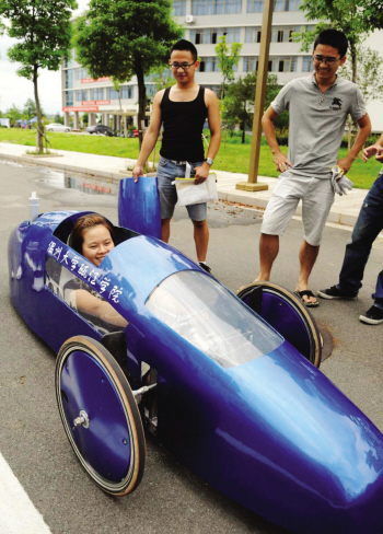 溫大學子發明“海豚車”