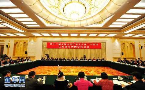 江西省長鹿心社：希望加大對江西生態補償的支持力度