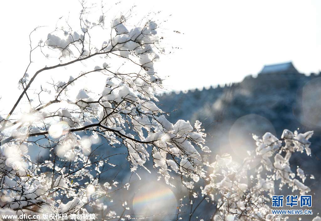 雪后居庸關長城美景（組圖）