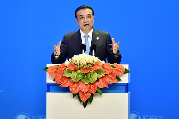 李克強博鰲演講談經(jīng)濟