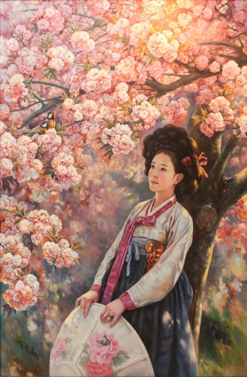 當代朝鮮油畫展南通舉行 唯美浪漫令人震撼（組圖）