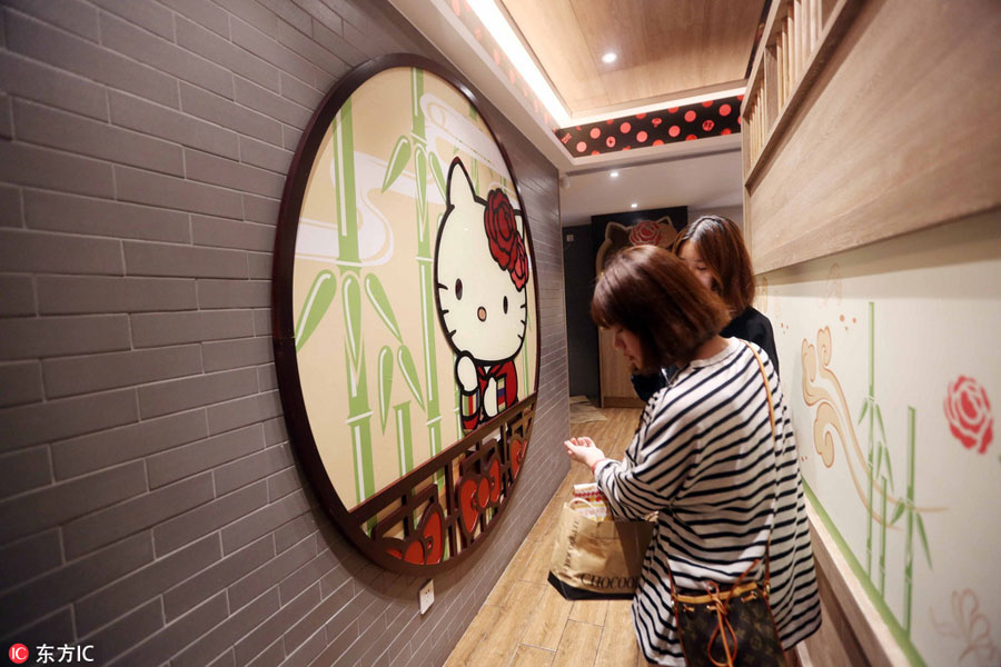 萌萌噠：大陸首家Hello Kitty火鍋店上海開業（組圖）