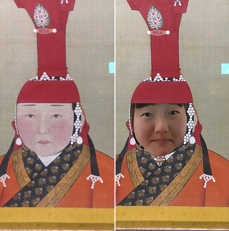 日本女孩撞臉元朝公主畫(huà)像笑翻網(wǎng)友