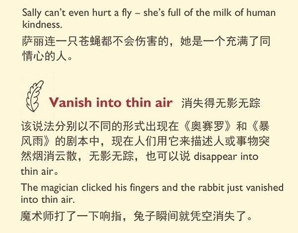 莎士比亞創(chuàng)造的十個英語表達(dá)
