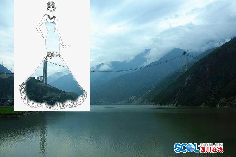 把高速公路做成衣服穿上身 美不美？（組圖）