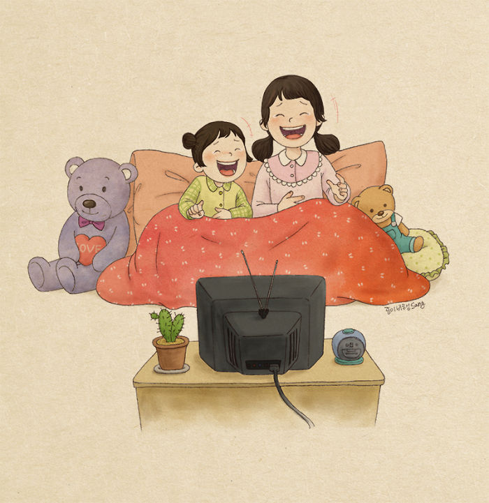 有親姐妹是什么感覺？讓插畫師來告訴你（組圖）