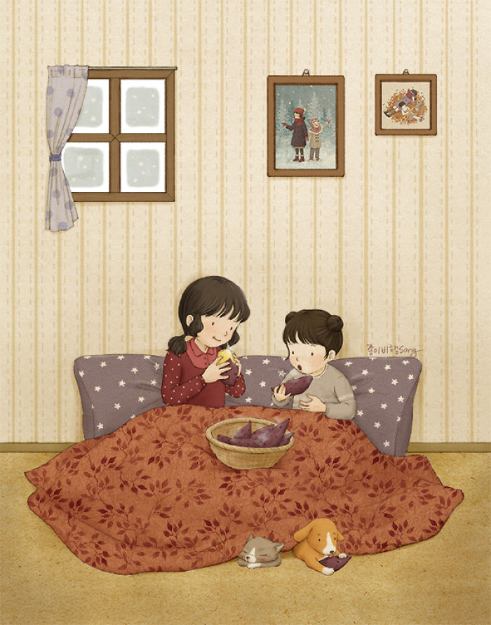 有親姐妹是什么感覺？讓插畫師來告訴你（組圖）