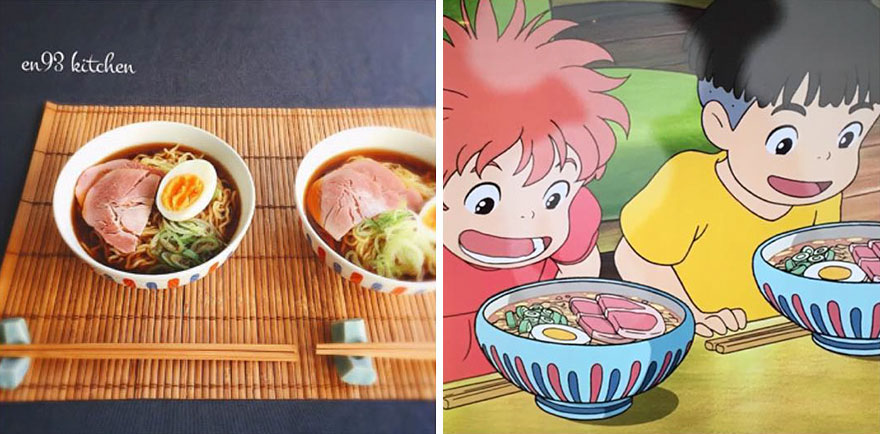 看著就好想吃的宮崎駿動畫美食的現實版在這里！（組圖）