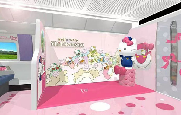 少女心爆棚！日本Hello Kitty主題新干線粉嫩出發