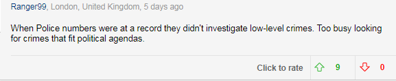 英國警察宣布以后不再管偷竊搶劫！群眾反應炸了！
