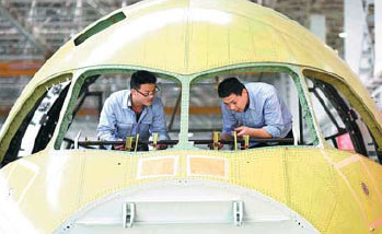 Sichuan plays a role in first Chinese airliner C919