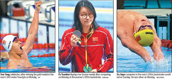 Chinese gold puts swimming in mainstream