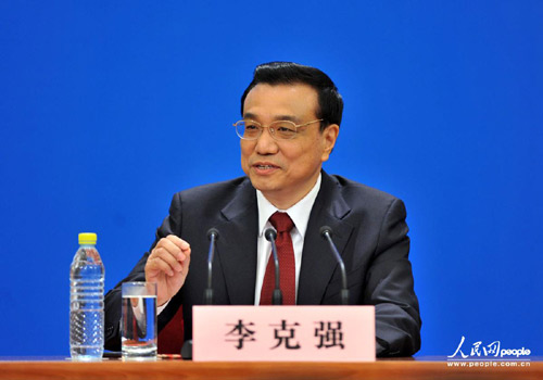 李克強總理見面會答記者問精彩摘要