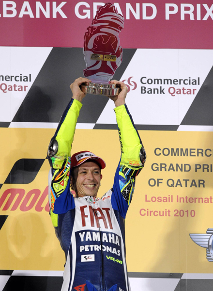 世界摩托車(chē)錦標(biāo)賽卡塔爾站：MOTOGP羅西奪冠