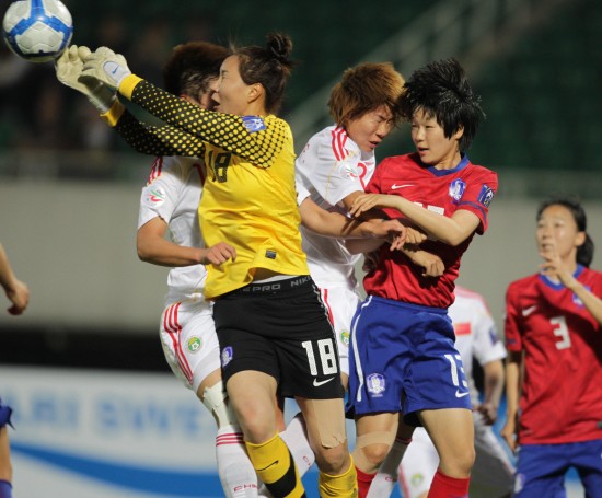 女足亞洲杯：中國隊0:0險平韓國隊