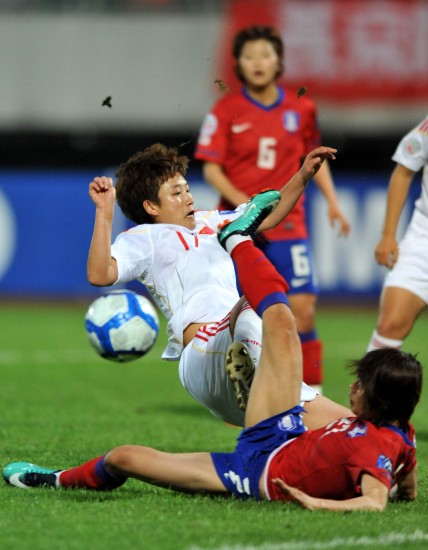 女足亞洲杯：中國隊(duì)0:0險(xiǎn)平韓國隊(duì)