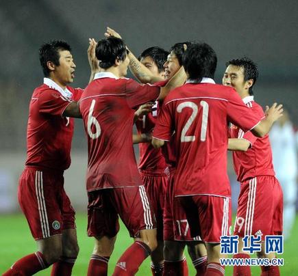 熱身賽：中國(guó)2:1勝敘利亞[組圖]
