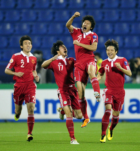 亞洲杯：中國隊2:2戰平烏茲別克斯坦隊無緣八強
