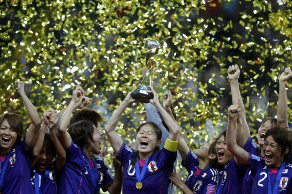 女足世界杯：兩度頑強扳平 日本點球5:3美國首奪冠