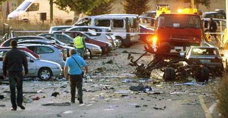 Car bomb injures 46 in northern Spain