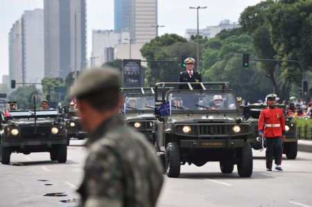 Brazil holds parade to celebrate Independent Day