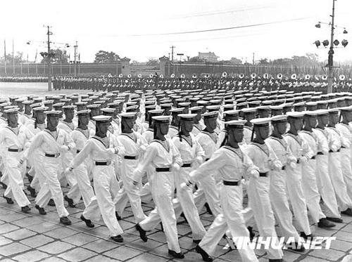 1953年：志愿軍凱旋觀禮