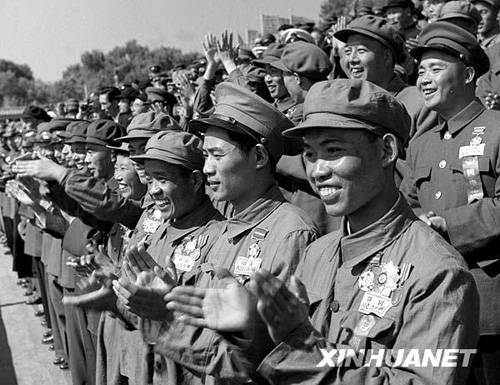 1953年：志愿軍凱旋觀禮
