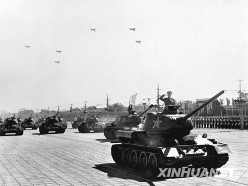 1958年：女民兵方隊首次亮相