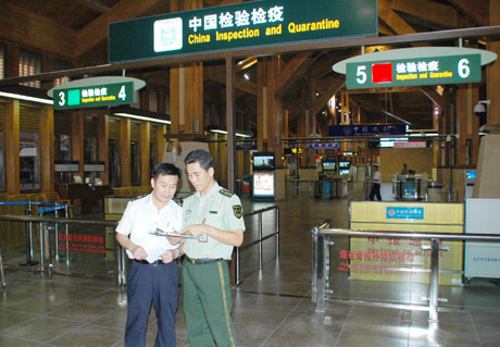 三亞鳳凰機場邊檢站采取措施防止豬流感傳播