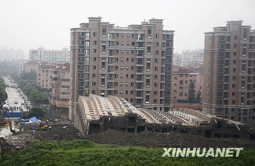 上海樓房倒塌事故9名負責人被控制