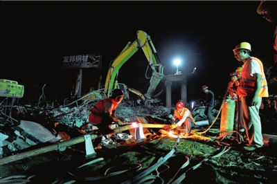 津晉高速坍塌致6死 事故路段通車不滿5年(圖)