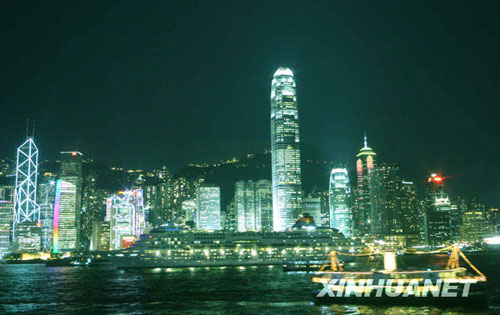 此景只應天上有 亦真亦幻夜香港[組圖]