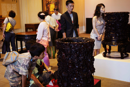 “紫檀的奧秘——中國紫檀博物館館藏珍品特展”在臺北隆重開幕