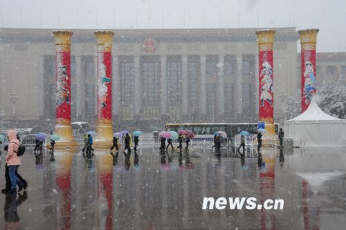 北京受降雪影響部分航班延誤 已啟動應急預案