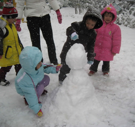 濟南迎來今冬首場大到暴雪（圖）